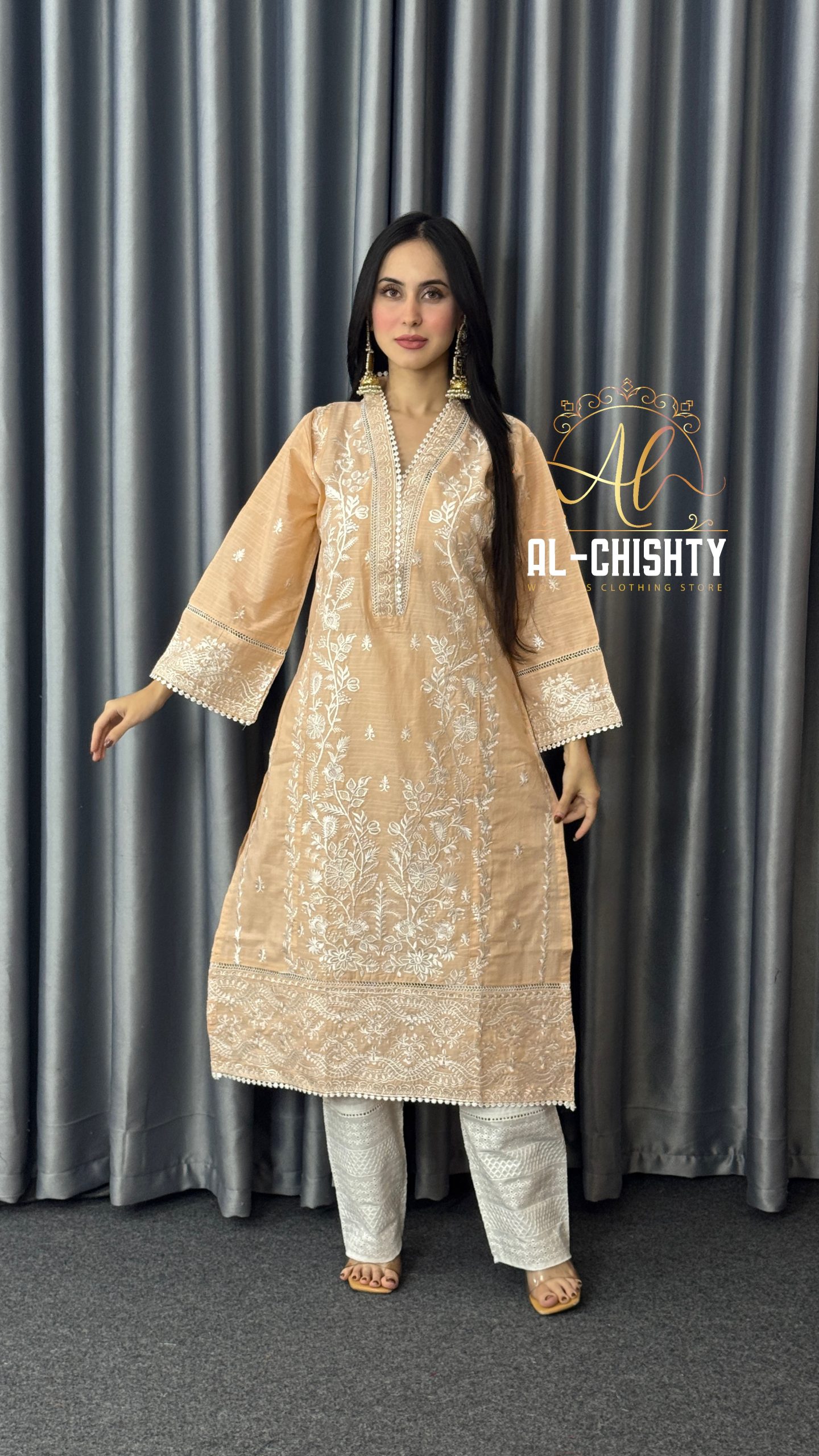 IMG_5950.JPG Premium Cotton 2 Piece Set Ready To Wear collection - Image 1