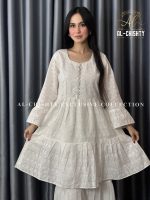 Premium Cotton Chikankari Frock Collection - Image 3