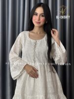 Premium Cotton Chikankari Frock Collection - Image 5