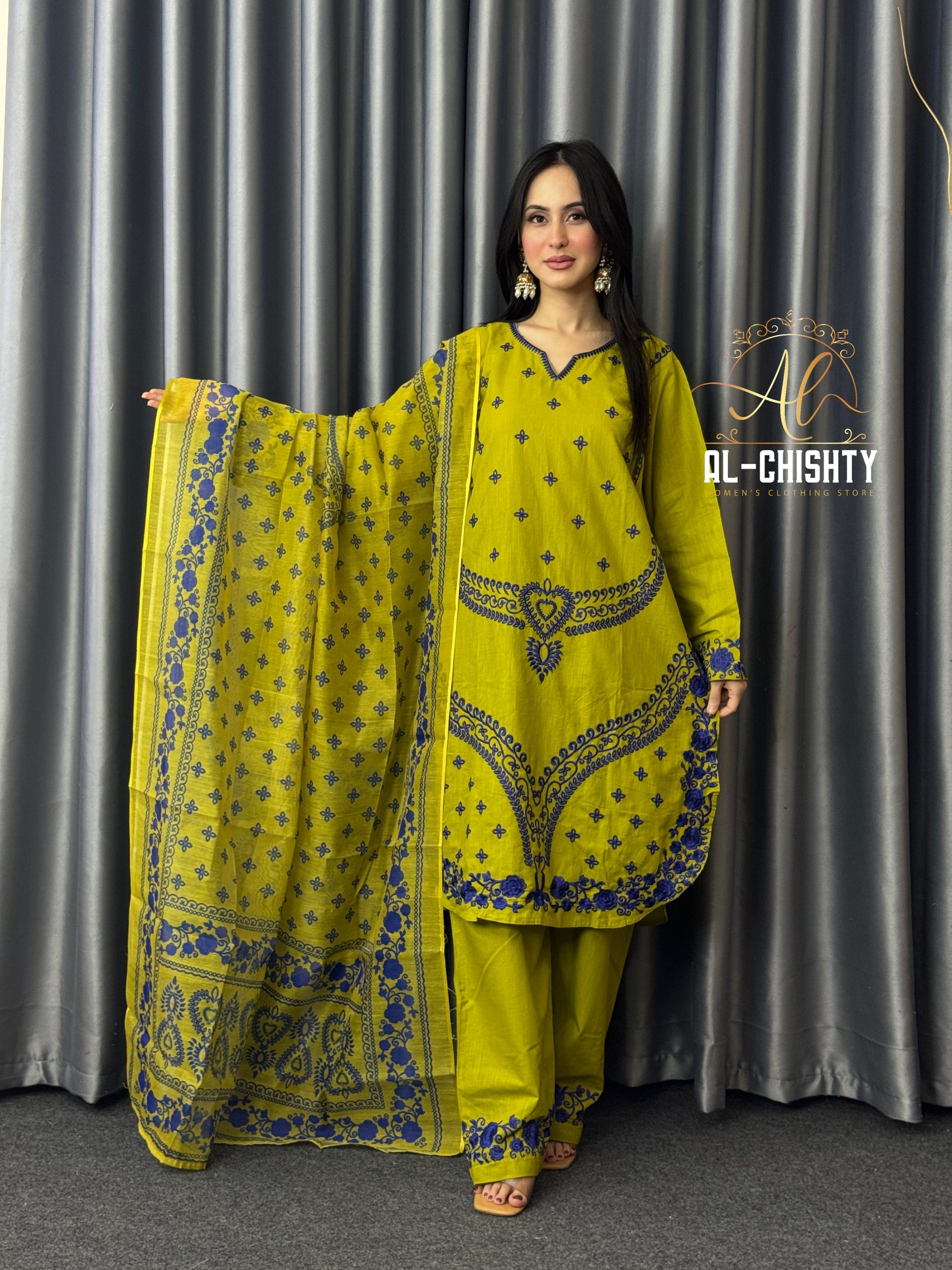 IMG_9730.JPG Premium Cotton 3-Piece Stitched Collection - Image 1