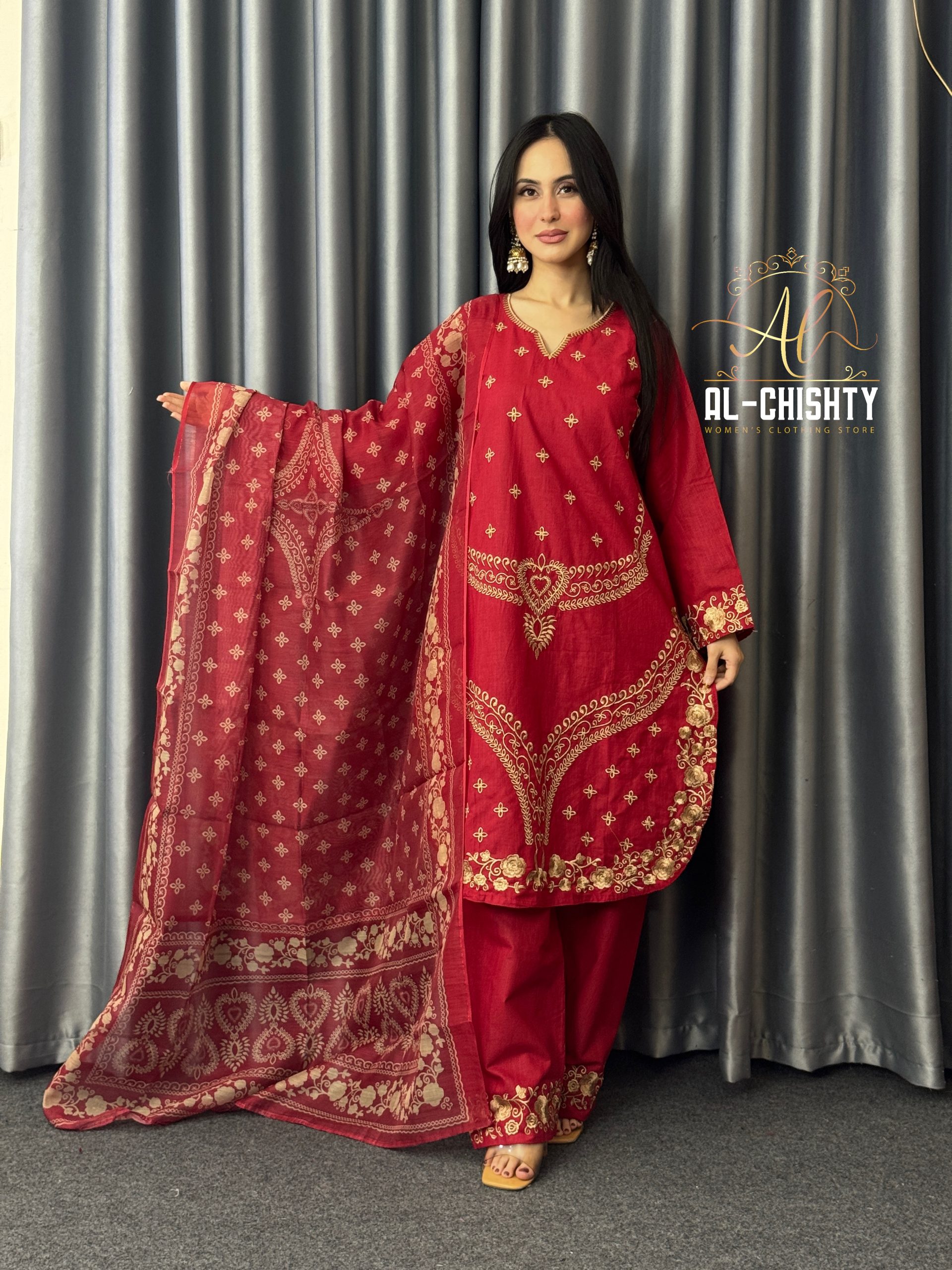 IMG_9779.JPG Premium Cotton 3-Piece Stitched Collection - Image 1
