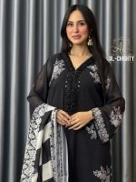 Premium Soft Georgette 3 piece Stitched Collection - Image 3