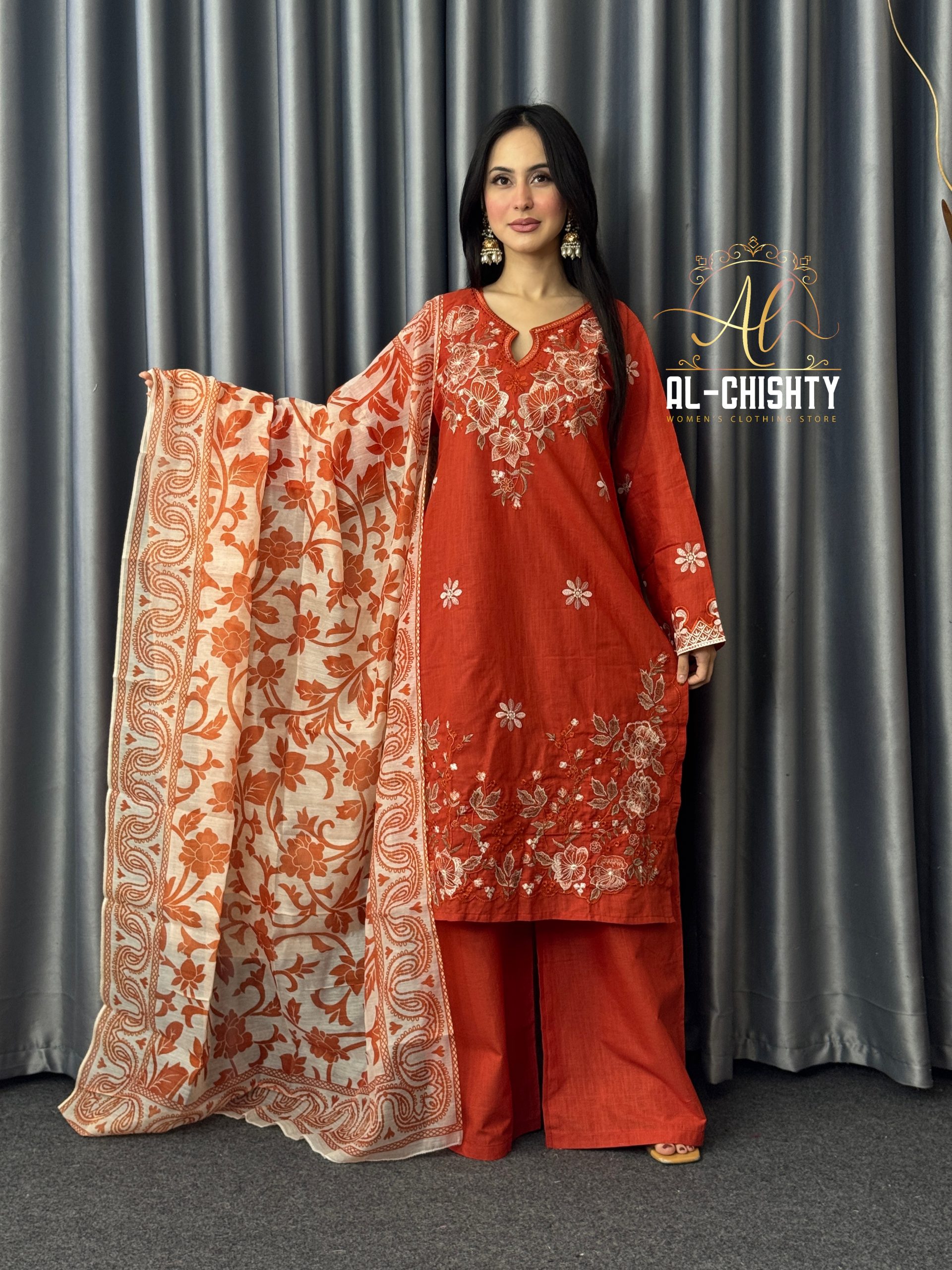 IMG_9698.JPG Premium Cotton 3-Piece Stitched Collection - Image 1