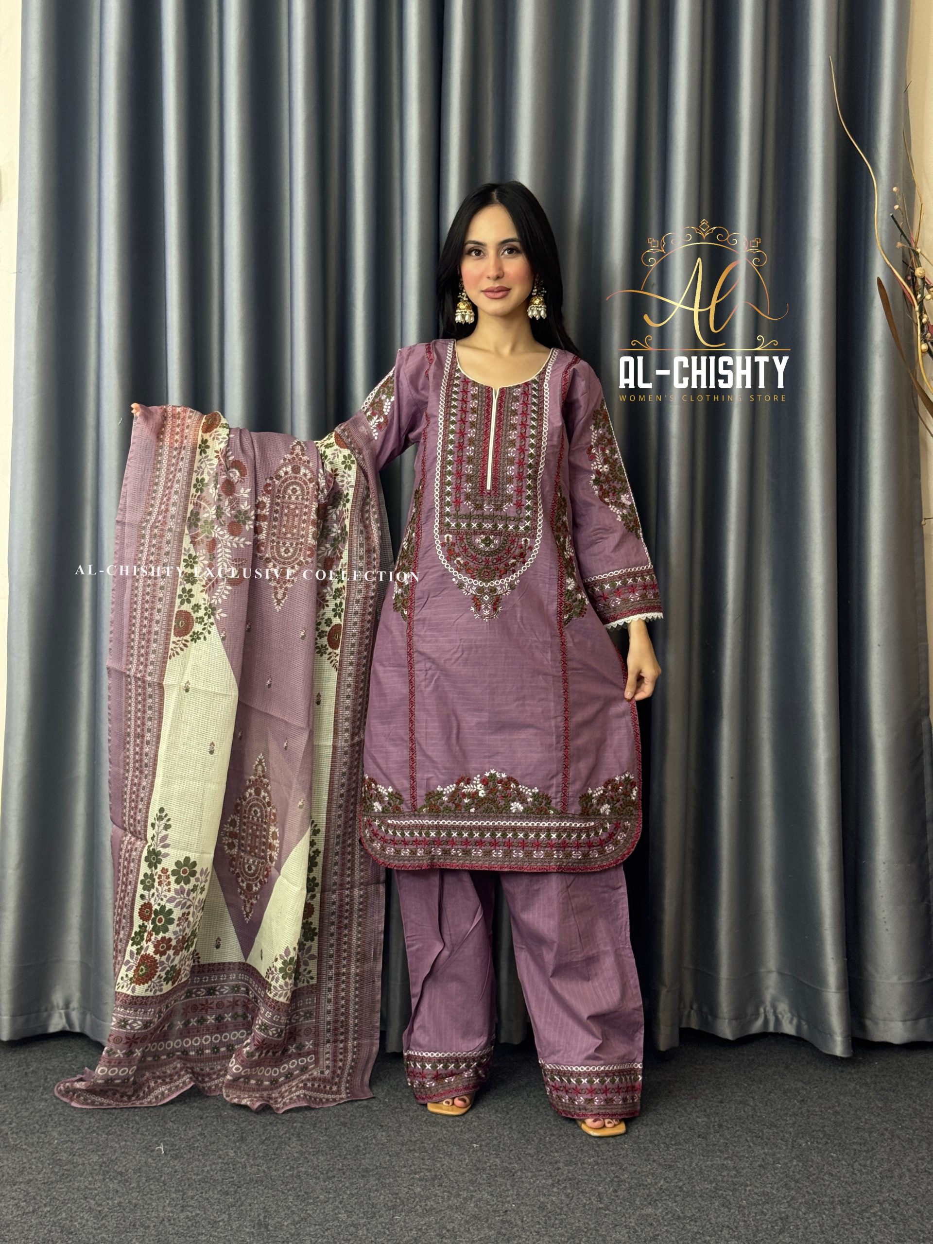 IMG_9783.JPG Premium Cotton 3-Piece Stitched Collection - Image 1