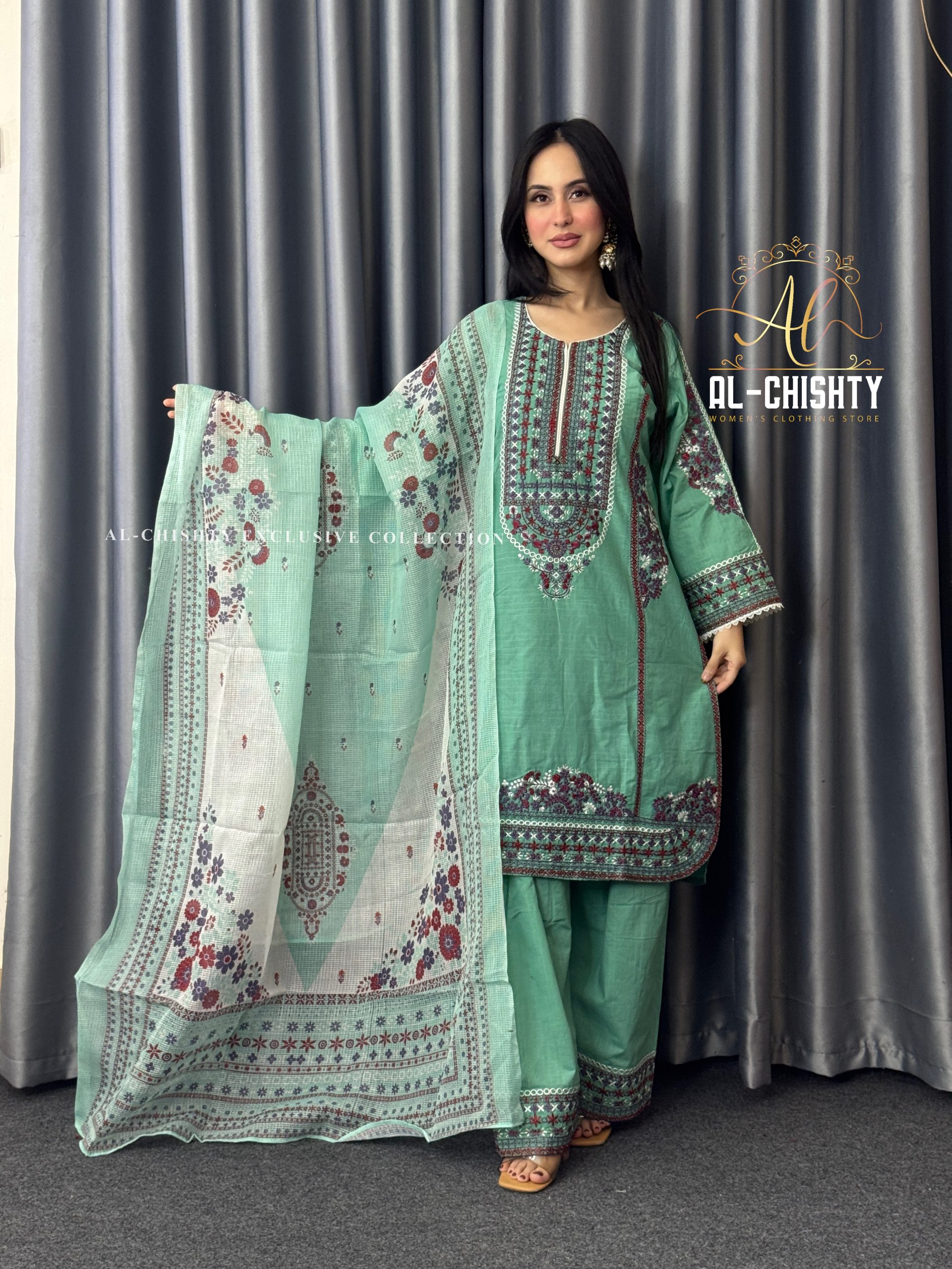 IMG_9842.JPG Premium Cotton 3-Piece Stitched Collection - Image 1